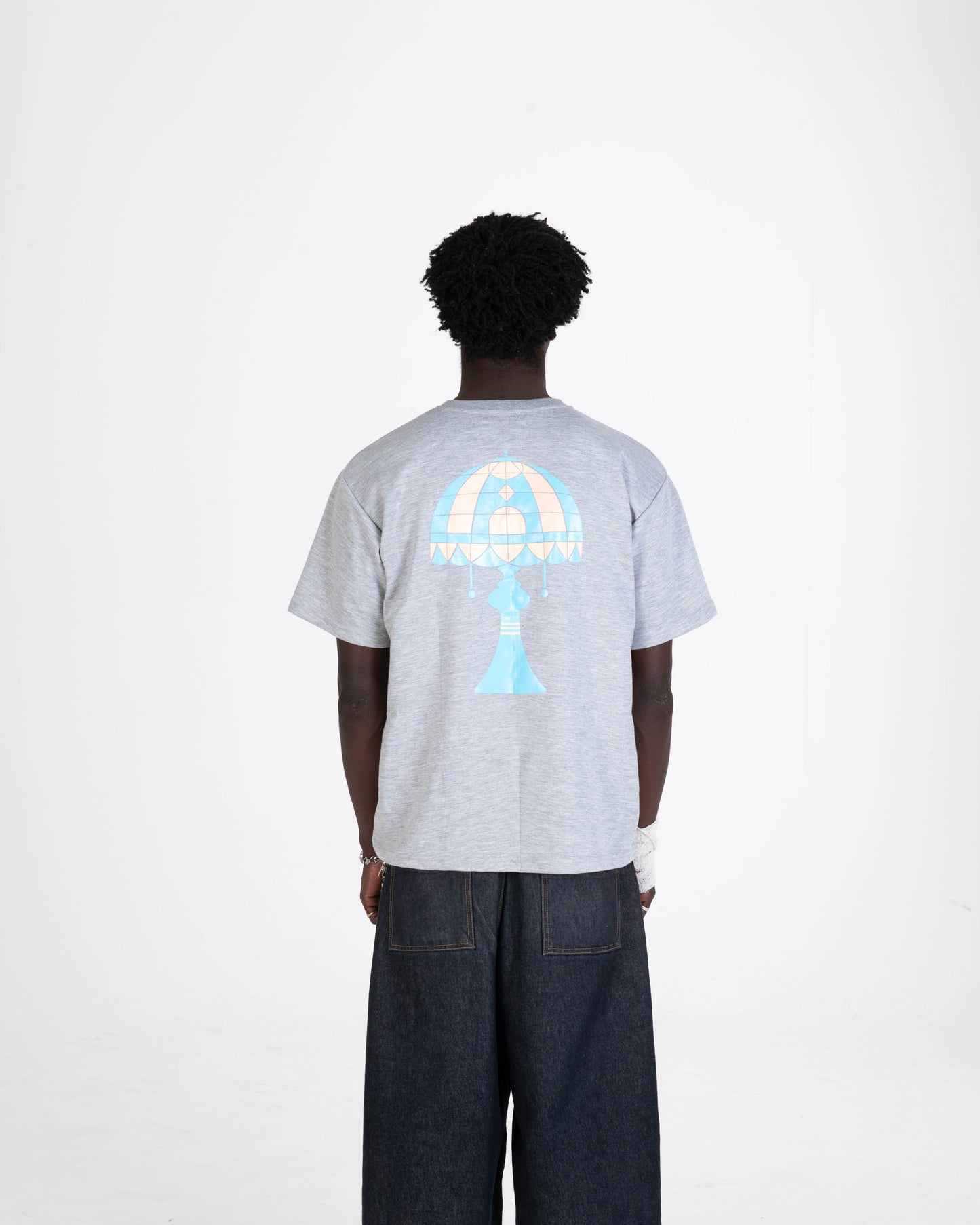 GREY TIFFANY LAMP T-SHIRT