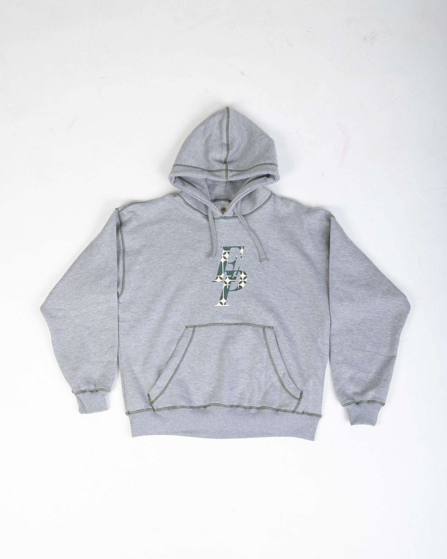 GREY PERFECT WORLD HOODIE