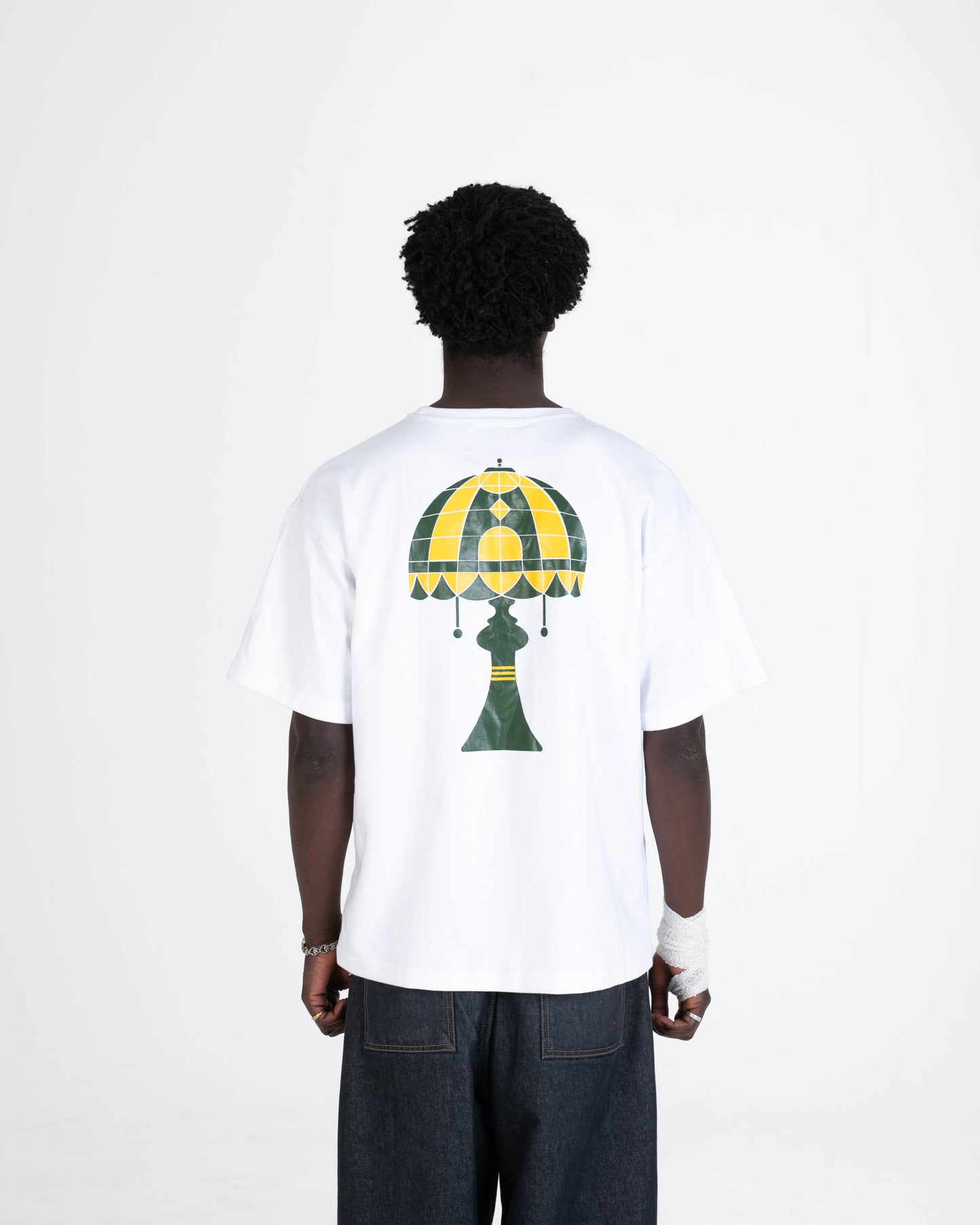 WHITE TIFFANY LAMP T-SHIRT