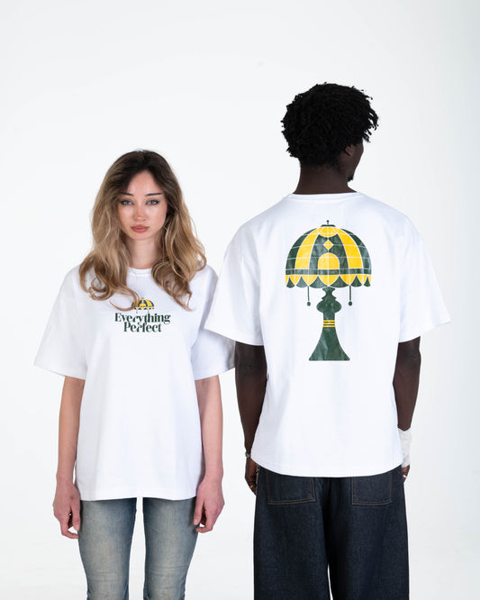 WHITE TIFFANY LAMP T-SHIRT